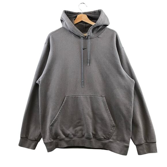Vintage Nike Center Swoosh Hoodie - Men's L - Y2K